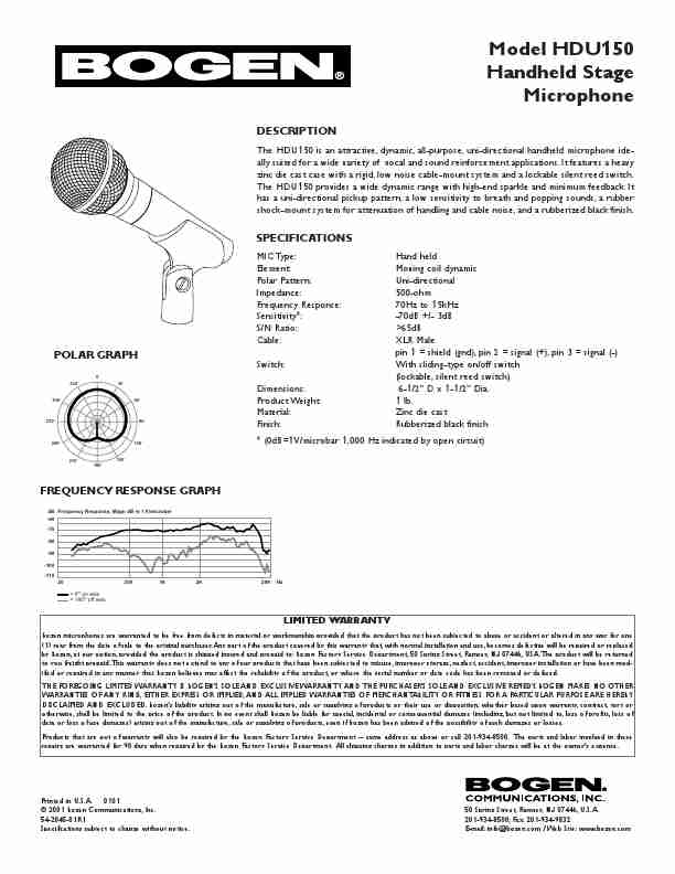 Bogen Microphone HDU150-page_pdf